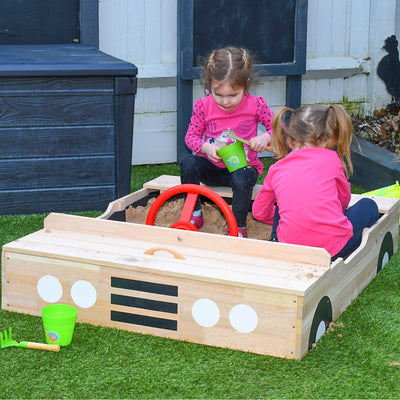 Car Sandpit with Cover